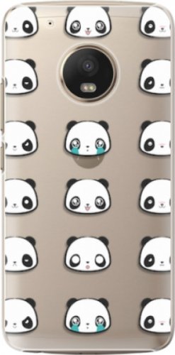 Plastové pouzdro iSaprio - Panda pattern 01 - Lenovo Moto G5 Plus
