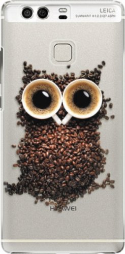 Plastové pouzdro iSaprio - Owl And Coffee - Huawei P9