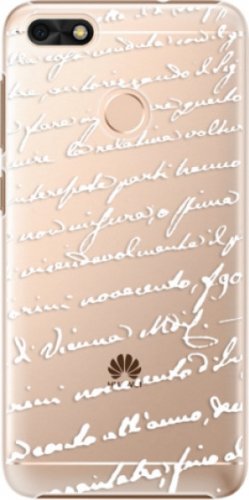 Plastové pouzdro iSaprio - Handwriting 01 - white - Huawei P9 Lite Mini