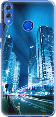 Plastové pouzdro iSaprio - Night City Blue - Huawei Honor 8X