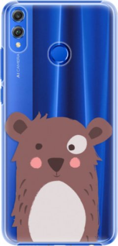 Plastové pouzdro iSaprio - Brown Bear - Huawei Honor 8X