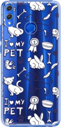Plastové pouzdro iSaprio - Love my pets - Huawei Honor 8X