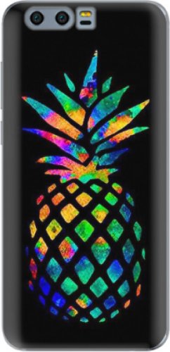 Silikonové pouzdro iSaprio - Rainbow Pineapple - Huawei Honor 9