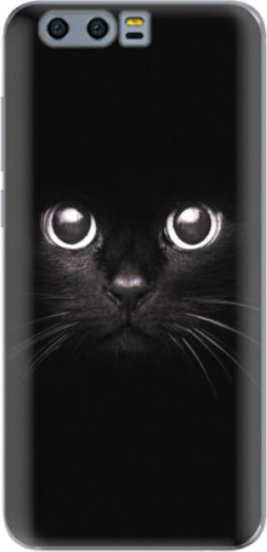 Silikonové pouzdro iSaprio - Black Cat - Huawei Honor 9