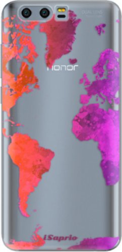 Silikonové pouzdro iSaprio - Warm Map - Huawei Honor 9