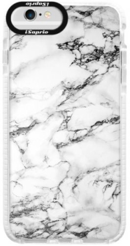 Silikonové pouzdro Bumper iSaprio - White Marble 01 - iPhone 6/6S