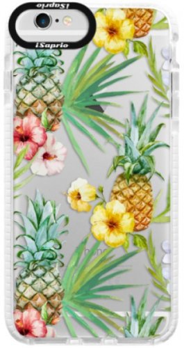 Silikonové pouzdro Bumper iSaprio - Pineapple Pattern 02 - iPhone 6/6S