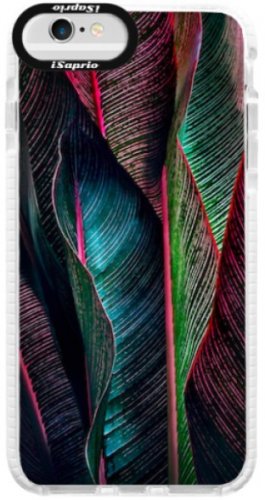 Silikonové pouzdro Bumper iSaprio - Black Leaves - iPhone 6/6S
