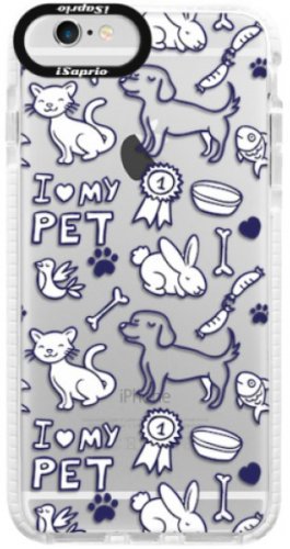Silikonové pouzdro Bumper iSaprio - Love my pets - iPhone 6/6S