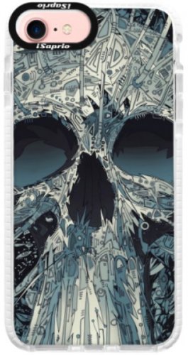Silikonové pouzdro Bumper iSaprio - Abstract Skull - iPhone 7
