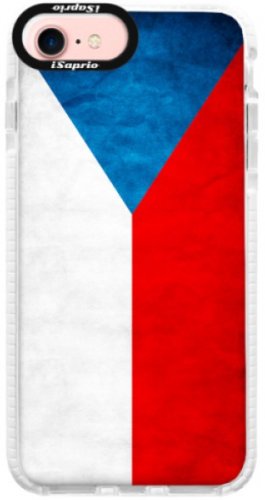 Silikonové pouzdro Bumper iSaprio - Czech Flag - iPhone 7