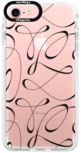 Silikonové pouzdro Bumper iSaprio - Fancy - black - iPhone 7