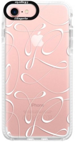 Silikonové pouzdro Bumper iSaprio - Fancy - white - iPhone 7