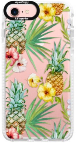 Silikonové pouzdro Bumper iSaprio - Pineapple Pattern 02 - iPhone 7