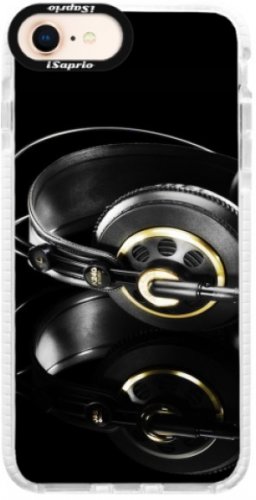 Silikonové pouzdro Bumper iSaprio - Headphones 02 - iPhone 8