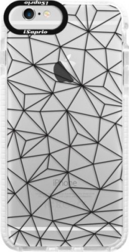 Silikonové pouzdro Bumper iSaprio - Abstract Triangles 03 - black - iPhone 6 Plus/6S Plus