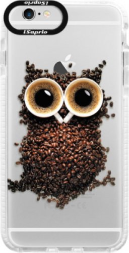 Silikonové pouzdro Bumper iSaprio - Owl And Coffee - iPhone 6 Plus/6S Plus