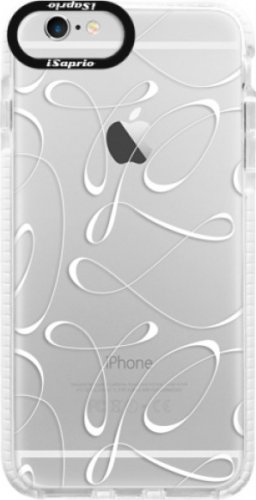 Silikonové pouzdro Bumper iSaprio - Fancy - white - iPhone 6 Plus/6S Plus