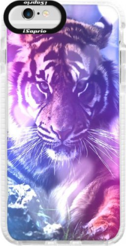 Silikonové pouzdro Bumper iSaprio - Purple Tiger - iPhone 6 Plus/6S Plus