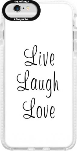 Silikonové pouzdro Bumper iSaprio - Live Laugh Love - iPhone 6 Plus/6S Plus