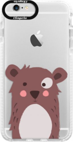 Silikonové pouzdro Bumper iSaprio - Brown Bear - iPhone 6 Plus/6S Plus