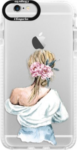 Silikonové pouzdro Bumper iSaprio - Girl with flowers - iPhone 6 Plus/6S Plus