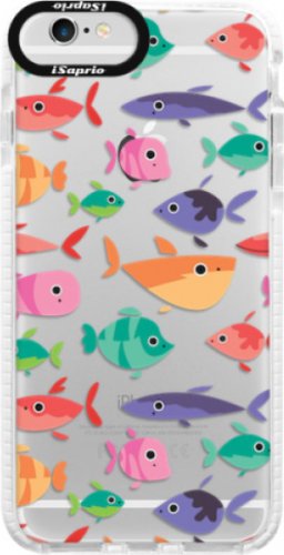 Silikonové pouzdro Bumper iSaprio - Fish pattern 01 - iPhone 6 Plus/6S Plus