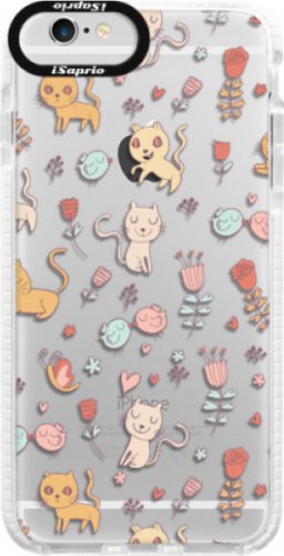 Silikonové pouzdro Bumper iSaprio - Cat pattern 02 - iPhone 6 Plus/6S Plus