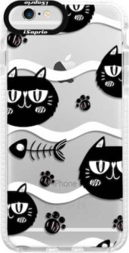 Silikonové pouzdro Bumper iSaprio - Cat pattern 04 - iPhone 6 Plus/6S Plus