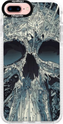Silikonové pouzdro Bumper iSaprio - Abstract Skull - iPhone 7 Plus