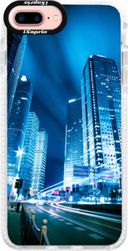 Silikonové pouzdro Bumper iSaprio - Night City Blue - iPhone 7 Plus