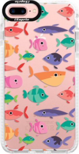Silikonové pouzdro Bumper iSaprio - Fish pattern 01 - iPhone 7 Plus