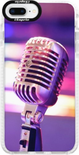 Silikonové pouzdro Bumper iSaprio - Vintage Microphone - iPhone 8 Plus