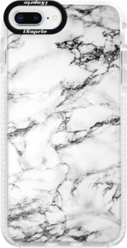 Silikonové pouzdro Bumper iSaprio - White Marble 01 - iPhone 8 Plus