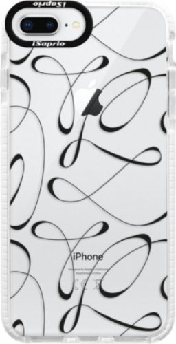 Silikonové pouzdro Bumper iSaprio - Fancy - black - iPhone 8 Plus