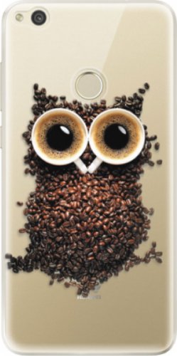 Odolné silikonové pouzdro iSaprio - Owl And Coffee - Huawei P9 Lite 2017