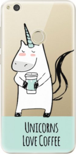 Odolné silikonové pouzdro iSaprio - Unicorns Love Coffee - Huawei P9 Lite 2017