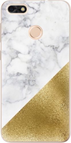 Odolné silikonové pouzdro iSaprio - Gold and WH Marble - Huawei P9 Lite Mini