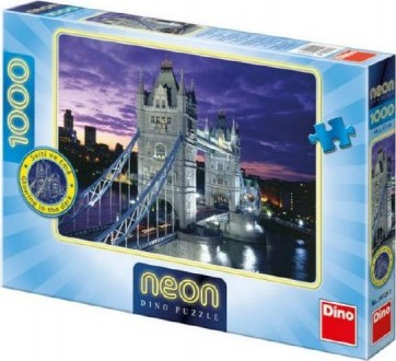 DINO Svítící puzzle Tower Bridge, Londýn 1000 dílků