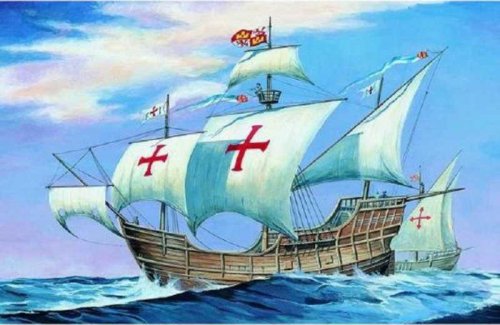 SMĚR Model loď Santa Maria 1:270 (stavebnice lodě)