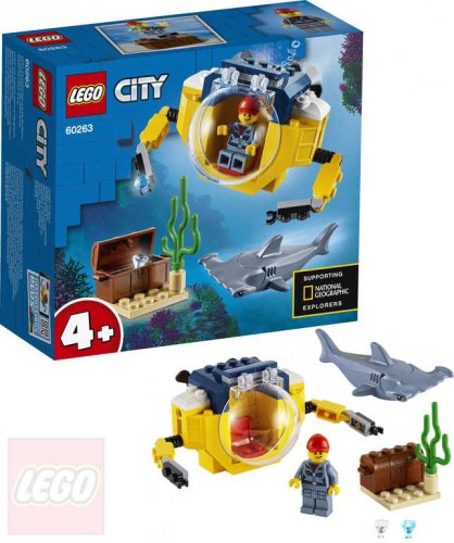 LEGO CITY Oceánská mini ponorka 60263 STAVEBNICE
