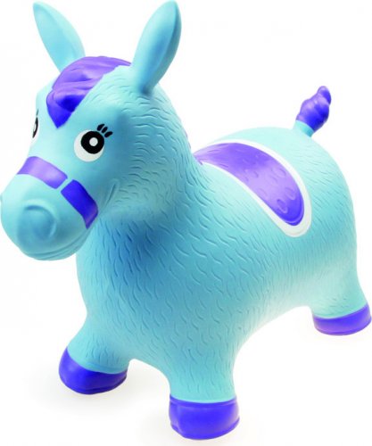 Zvířátko skákací - modrý koník