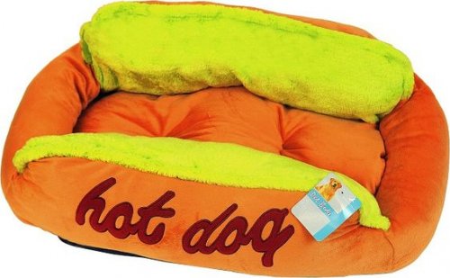 Pelíšek ve tvaru hotdogu - 68x50x20 cm