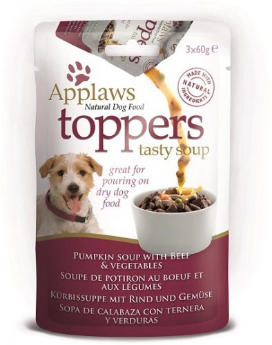 Applaws toppers Dog dýňová polévka s Hovězím 3x60g
