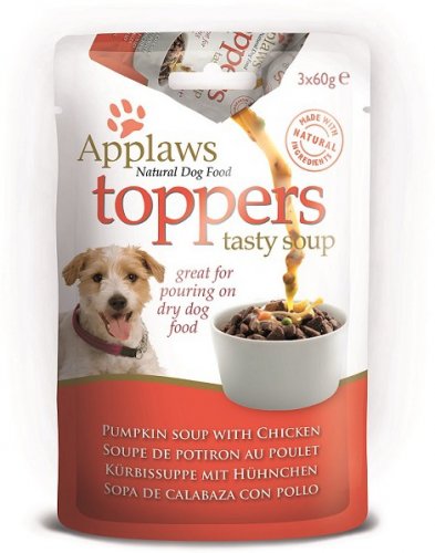 Applaws toppers Dog dýňová polévka s Kuřetem 3x60g