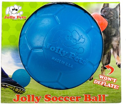 Jolly Soccer Ball 20 cm - fotbalový míč modrý s vůní