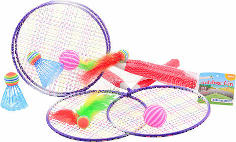 Badminton, líný tenis - set