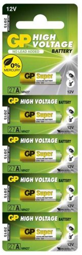 Alkalická Baterie GP 5x 27A