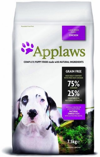 Applaws granule Dog Puppy Large Breed Kuře 7,5kg - natržený pytel 5% sleva