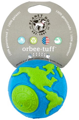 Orbee-Tuff® Ball Zeměkoule modro/zelená M 7cm